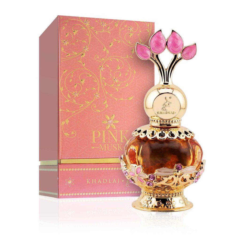 Khadlaj Körperpflegeduft Rosa Moschus - parfémovaný olej bez alkoholu - Volumen: 20 ml