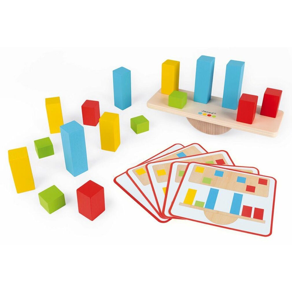 Janod Spiel Auswuchtspiel Skalen mit Vorlagen