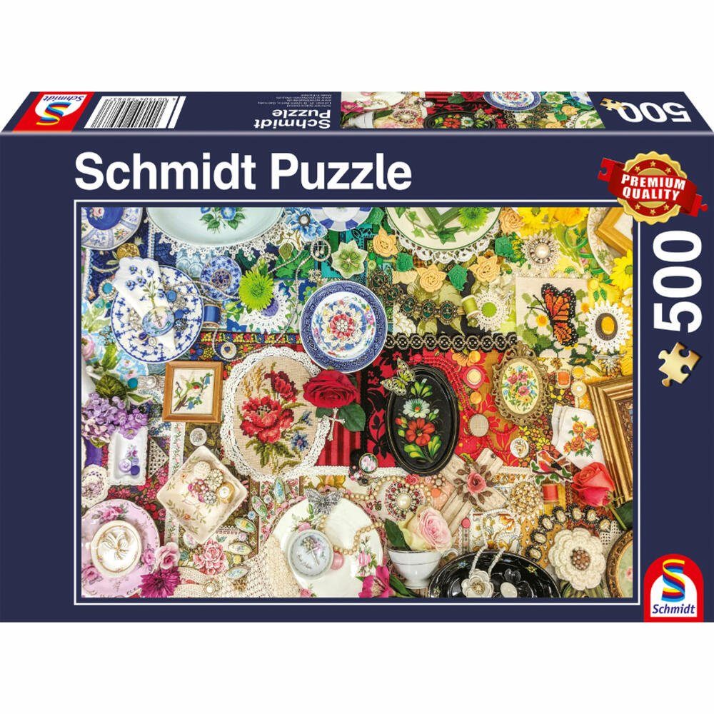 Schmidt Spiele Puzzle Schmuckschätzchen 500 Teile, 500 Puzzleteile