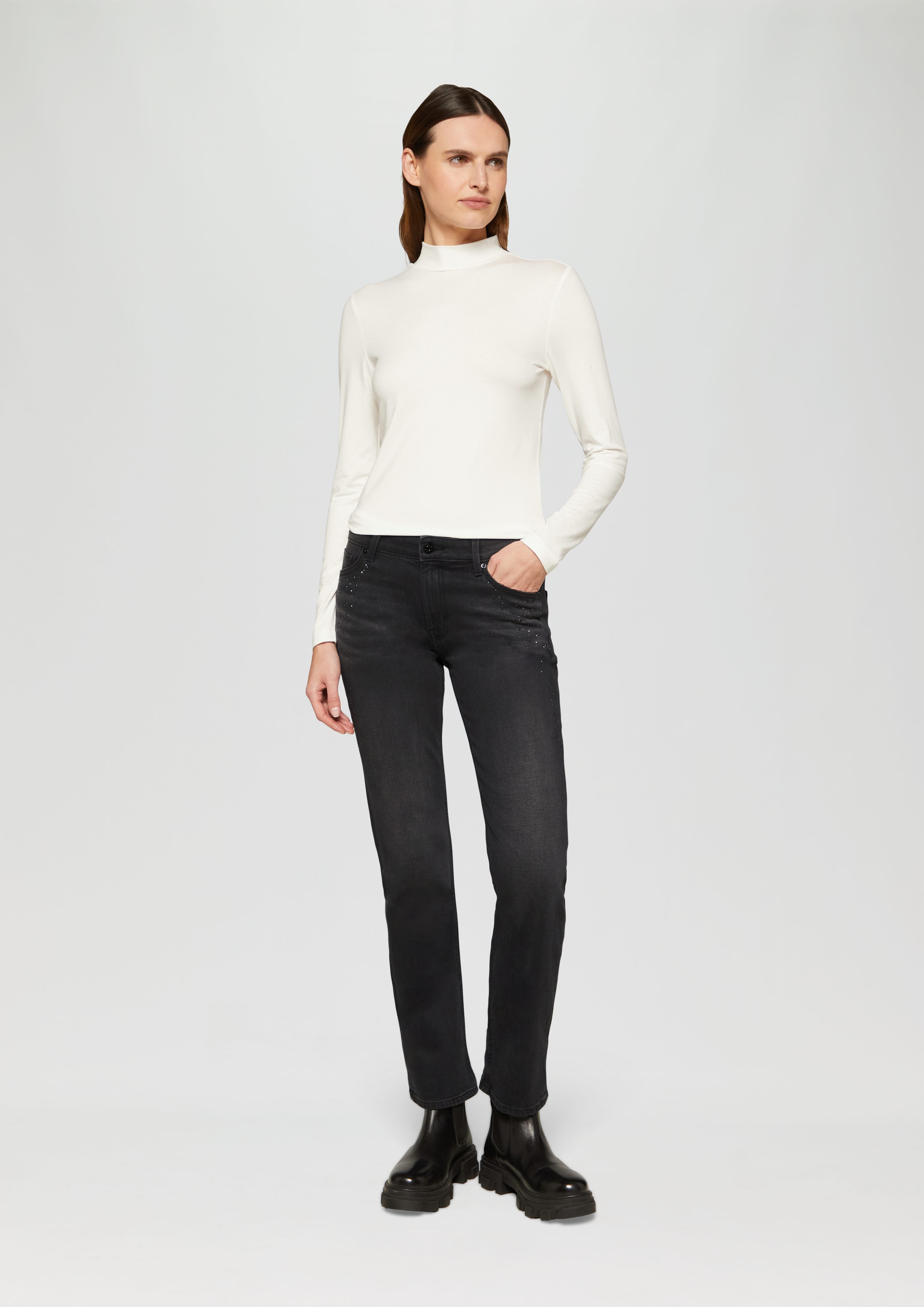 s.Oliver 5-Pocket-Jeans Schmuck-Detail günstig online kaufen