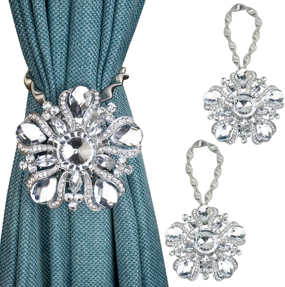 BYSURE Raffhalter, (2-tlg), Dehnbarer Vorhangbinder günstig online kaufen