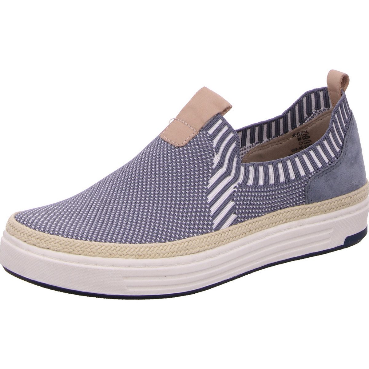 Sportliche Slipper für Damen in blau Slipper