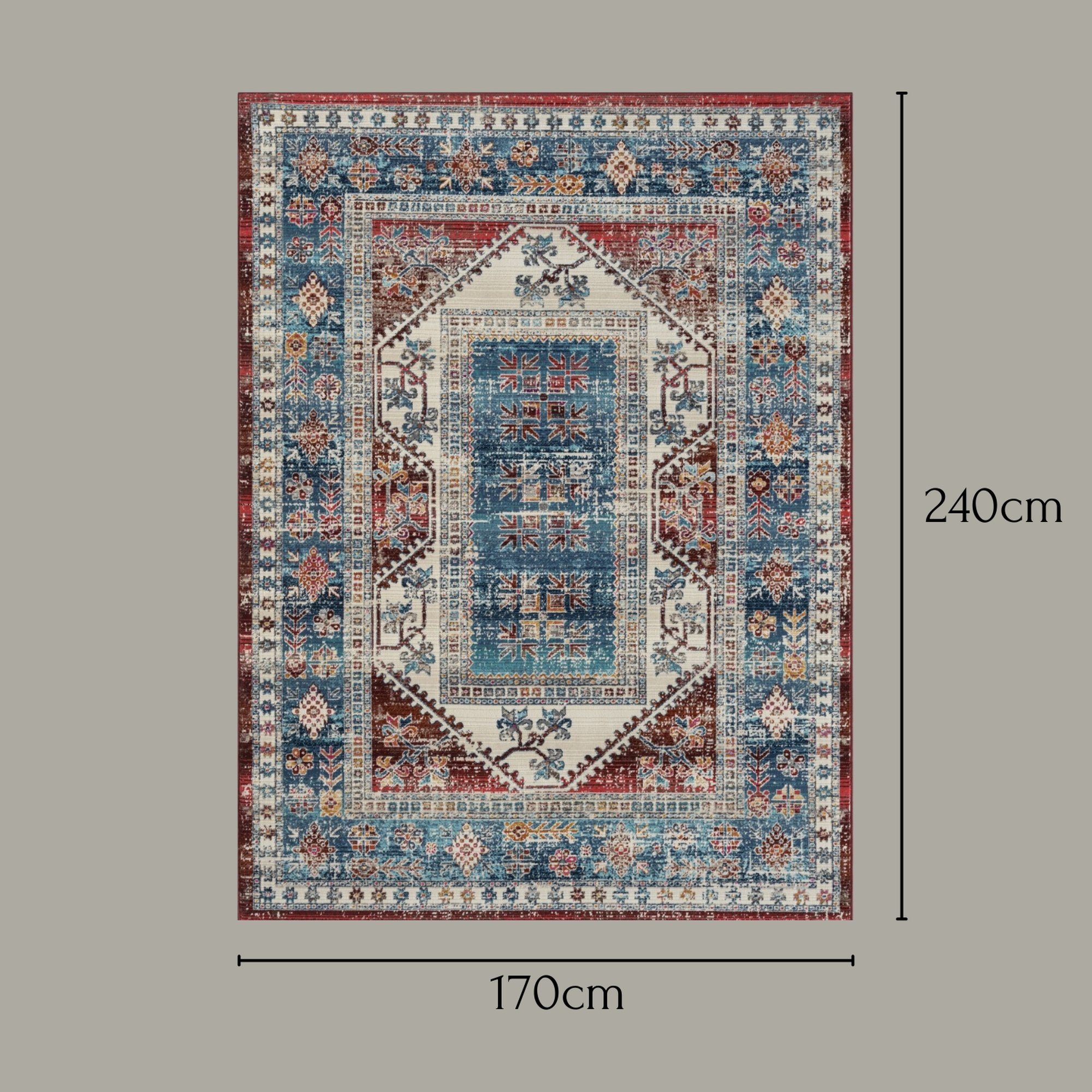 Wohnando Teppich MY-RUG Manish 1 240x170cm, günstig online kaufen