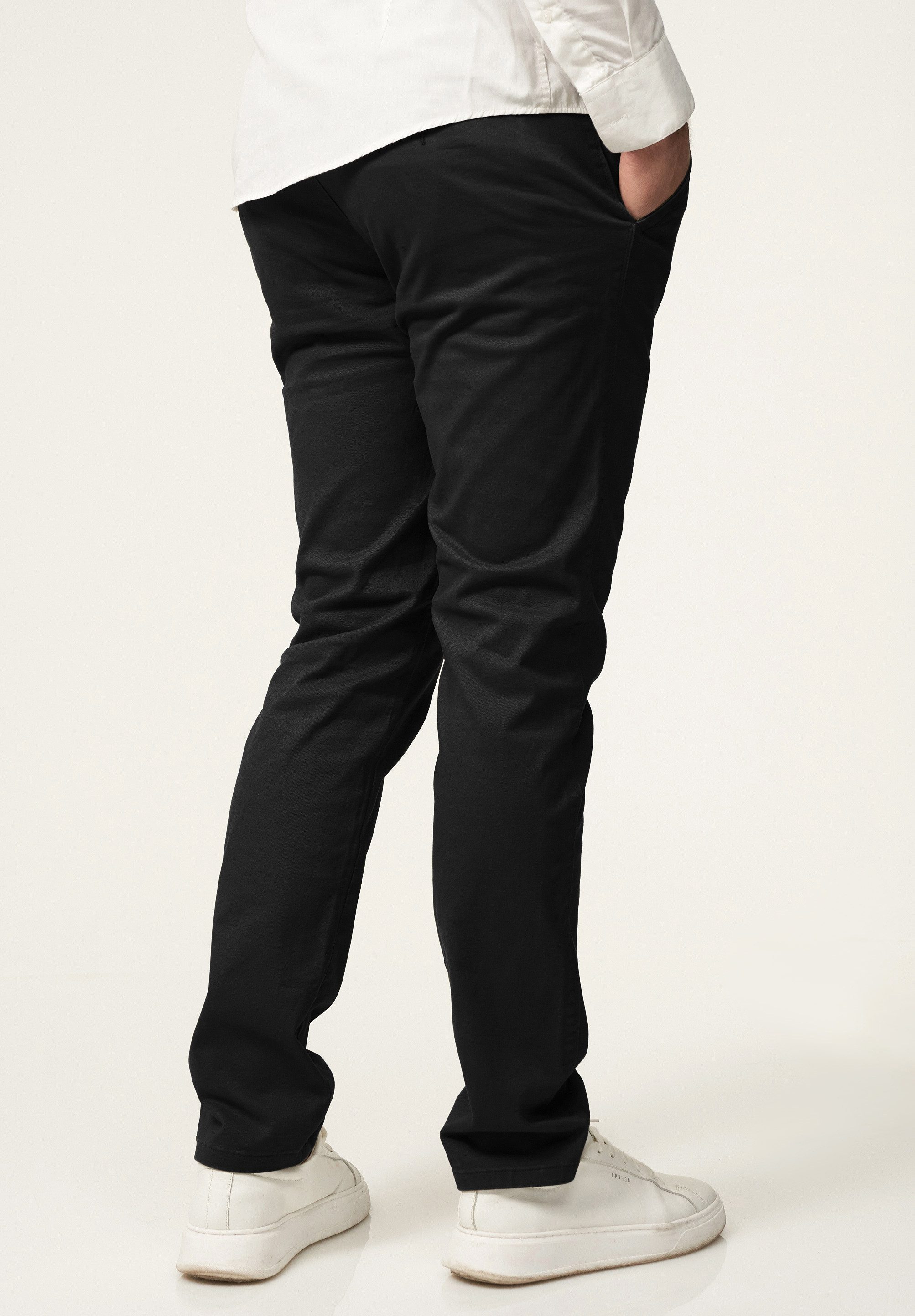 DAILY COTTON Chinohose DCPROVO Herren Chino Hose Elastische Jeans Stoffhose Slim-Fit Casual Business