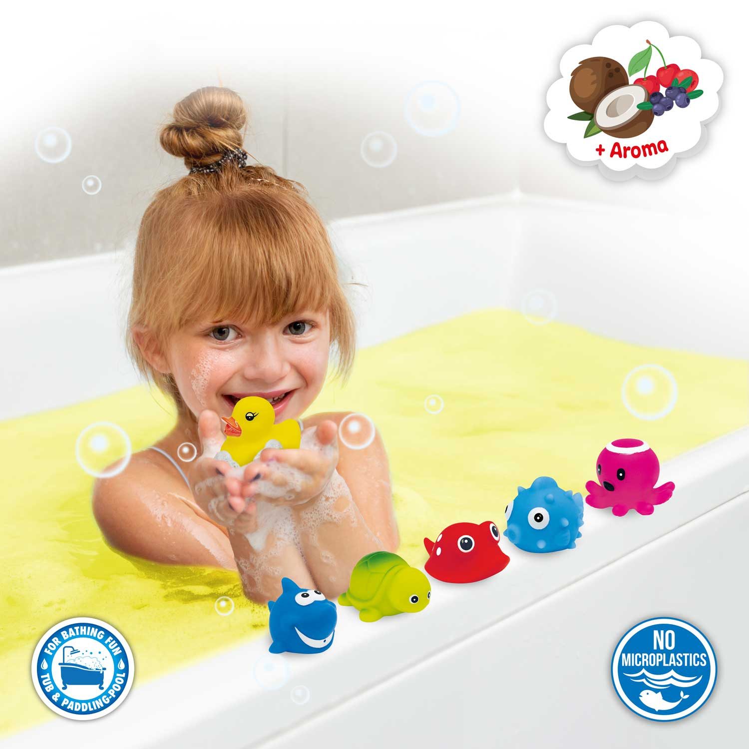 CRAZE Badespielzeug INKEE Funnyz Badekugel und Gummi-Wassertier Badebombe ( günstig online kaufen