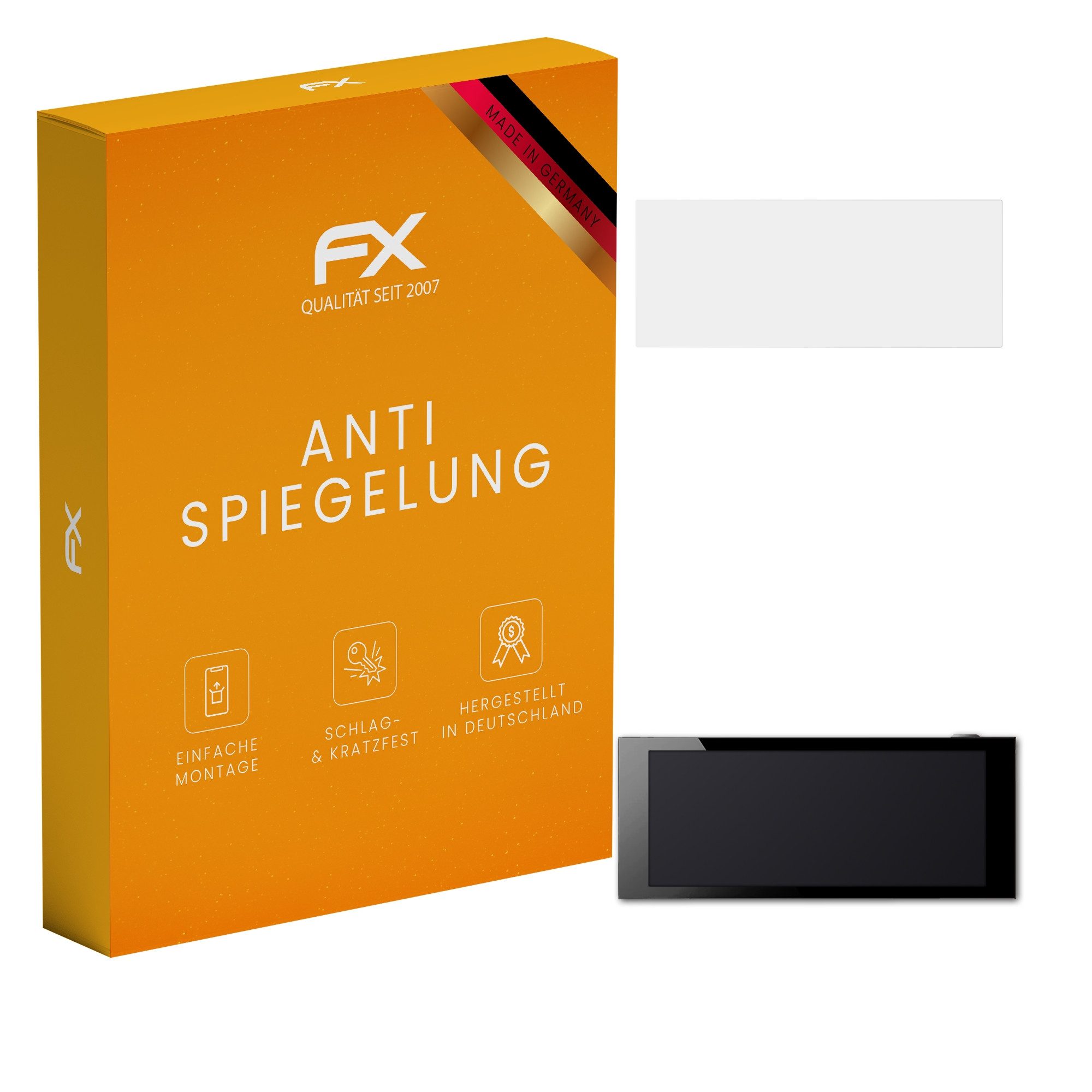 atFoliX Schutzfolie für KeepKey Hardware Wallet, (3 Folien), Entspiegelnd und stoßdämpfend