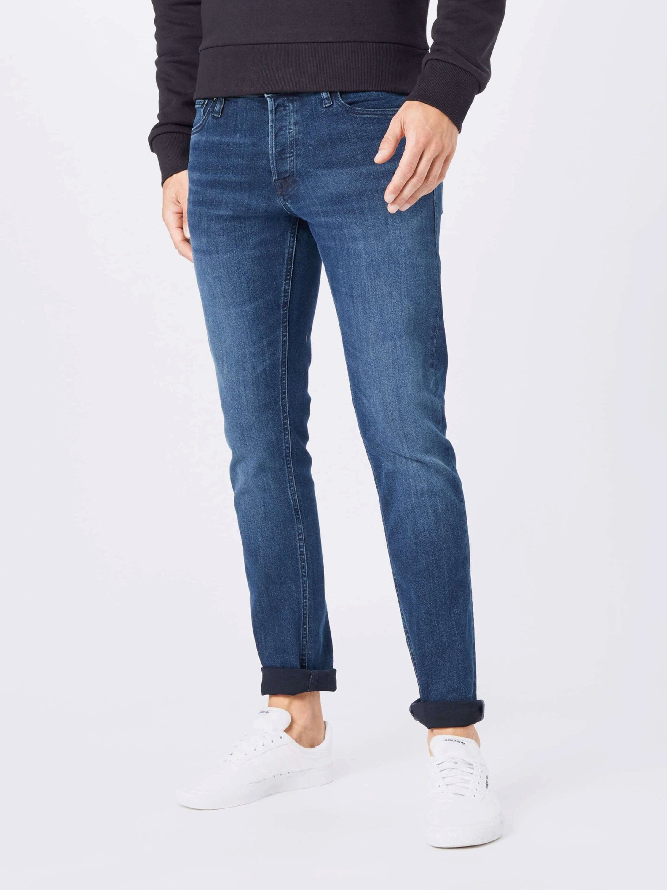 Jack & Jones Herren Jeans JJIGLENN JJORIGINAL AM 812 - Slim Fit - Blau - Bl günstig online kaufen