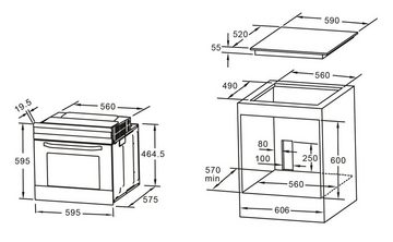 Flex-Well Küchenzeile Riva, mit E-Geräten, Gesamtbreite 270 cm