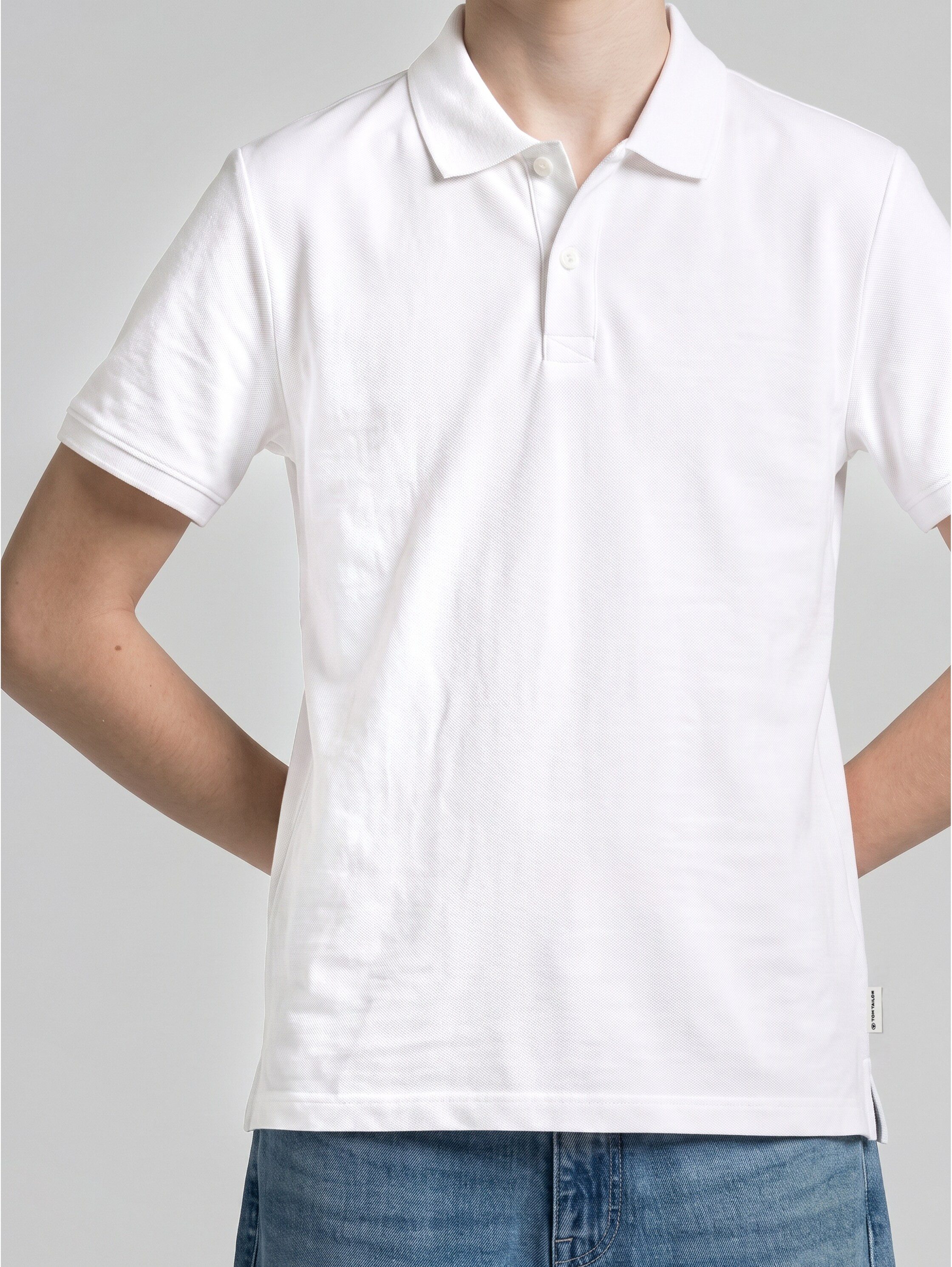 TOM TAILOR Poloshirt Sommershirt aus reiner Baumwolle – Bild 2 von 5