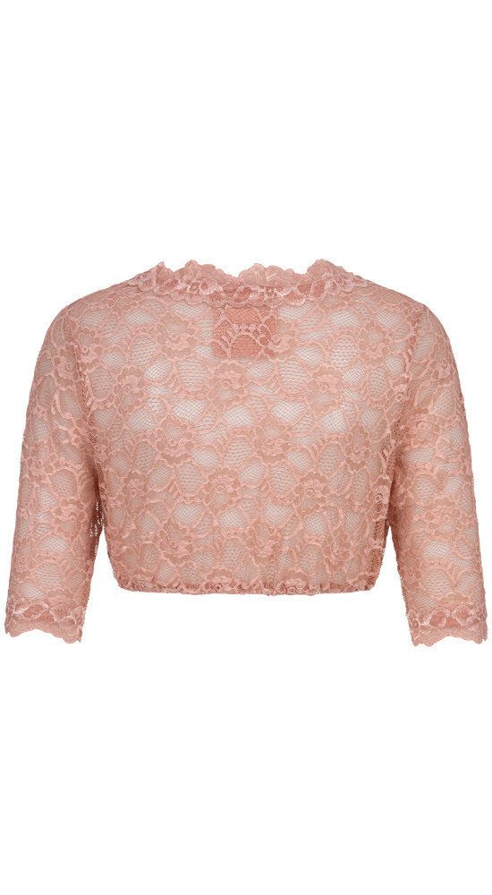Nübler Dirndlbluse Dirndlbluse 3/4 Arm Laura in Rose von Nübler günstig online kaufen