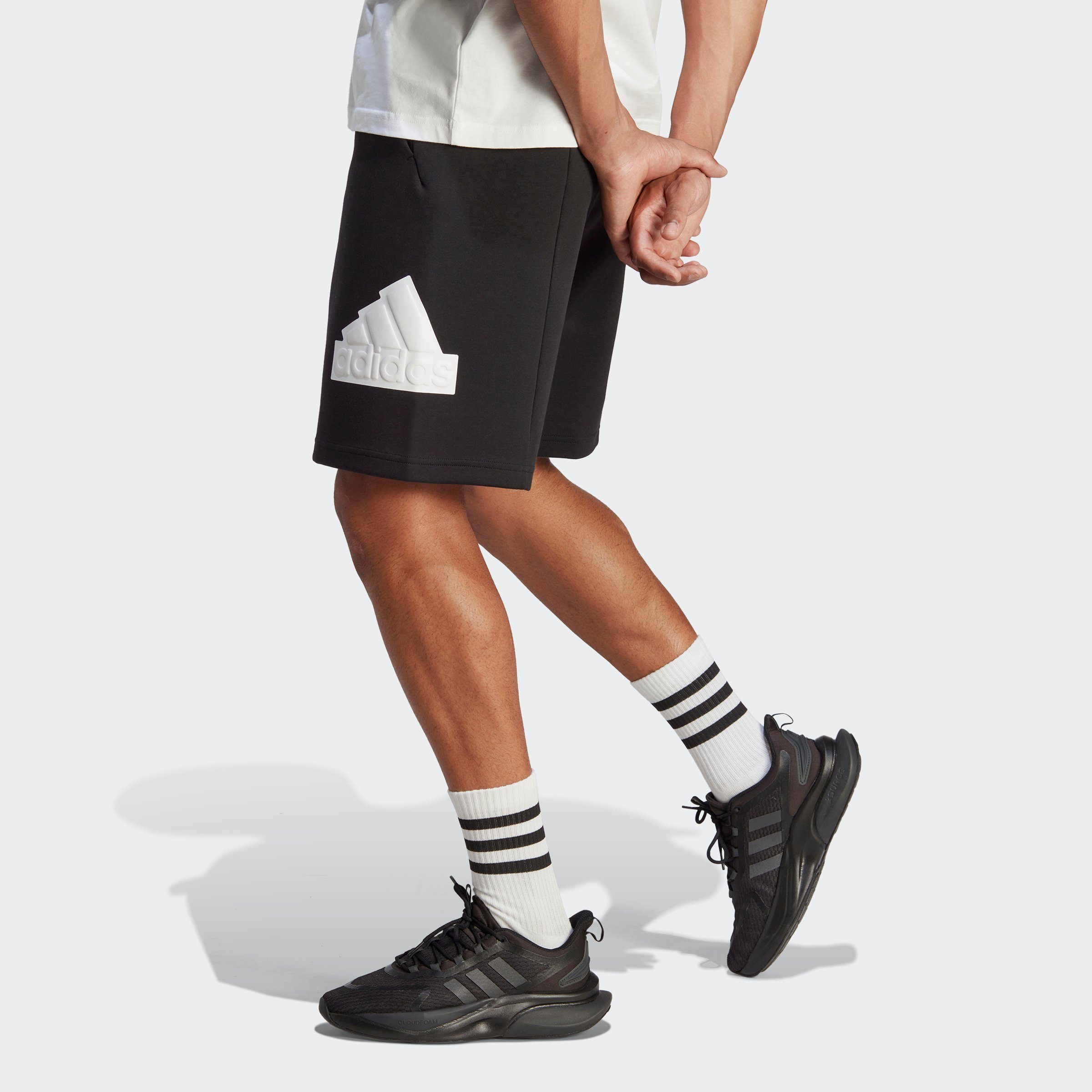 Sportswear OF SPORT (1-tlg) ICONS White Black Shorts FUTURE adidas BADGE /