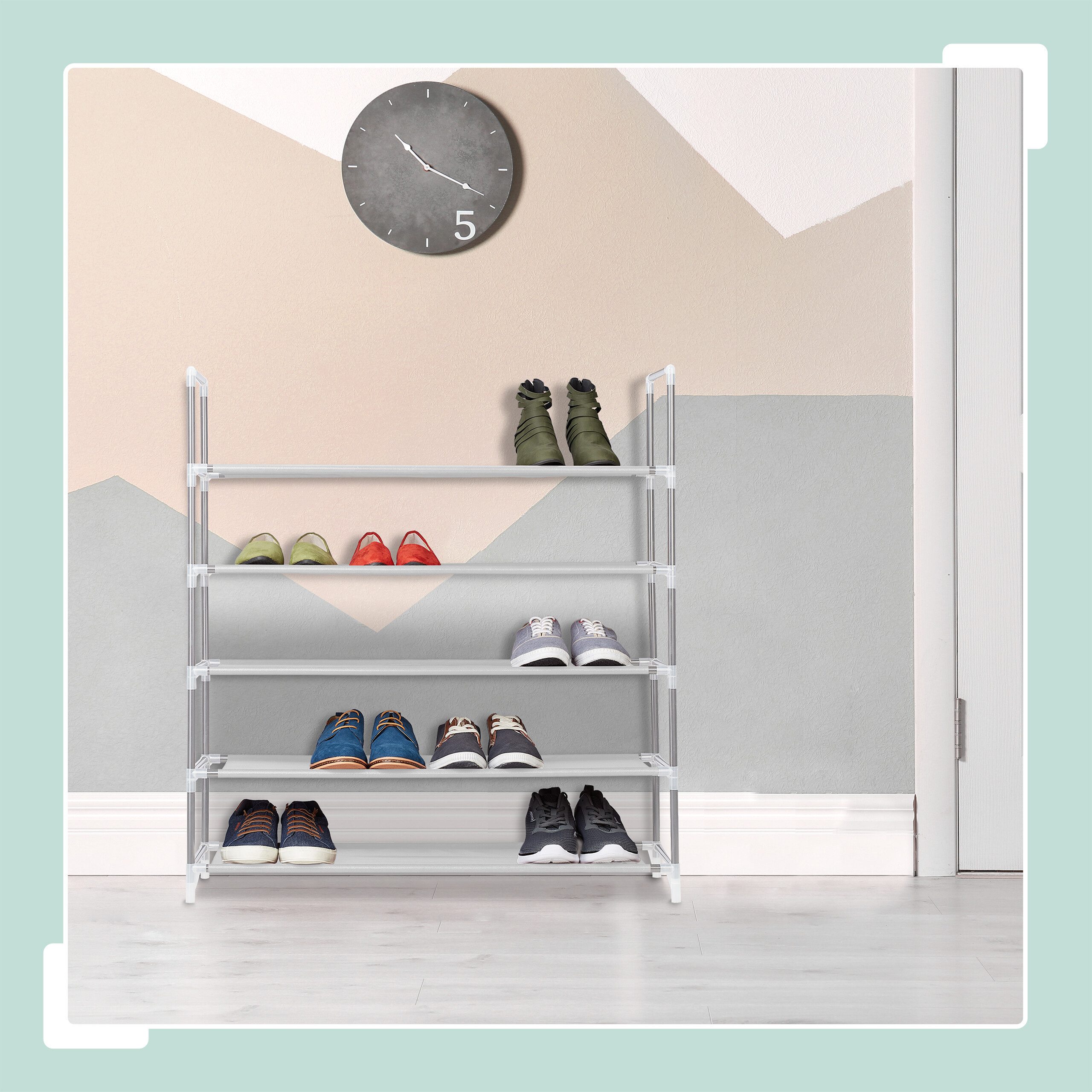 relaxdays Schuhregal für 20 Paar Schuhe, günstig online kaufen