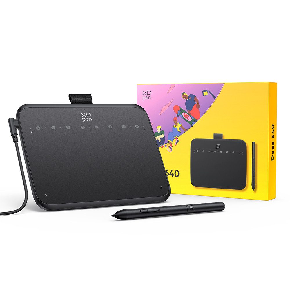 XP-PEN Deco 640 Grafiktablett (6*4", 0 GB, PC, Android, 0, 16384 Druckstufen)