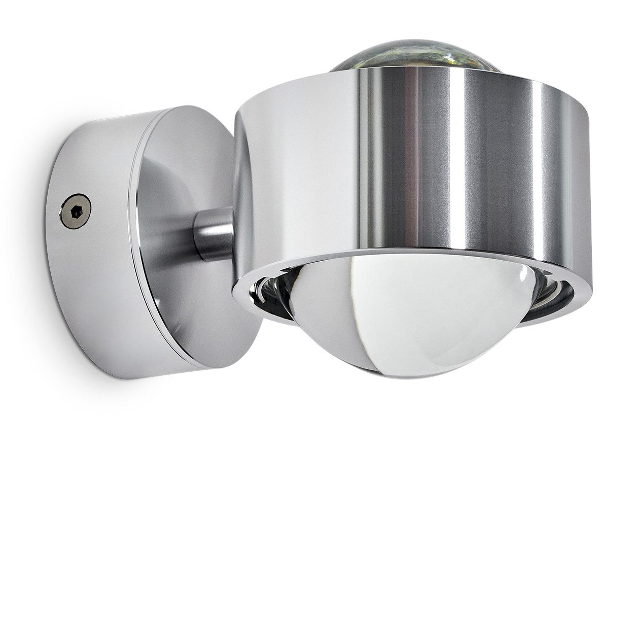 hofstein Wandleuchte »Osacca« Wandlampe Silber mit Lichteffekt, ohne Leucht günstig online kaufen