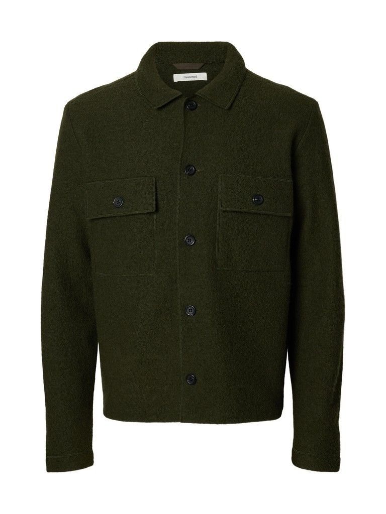 Selected Fleecehemd SLMNEALY LS KNIT REG WORKWEAR CARDIGAN