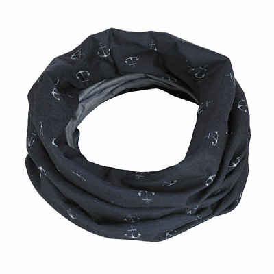 modAS Multifunktionstuch Unisex Tuch mit Ankerprint – Bandana Halstuch Schlauchtuch Gesichtsmaske Kopfbedeckung