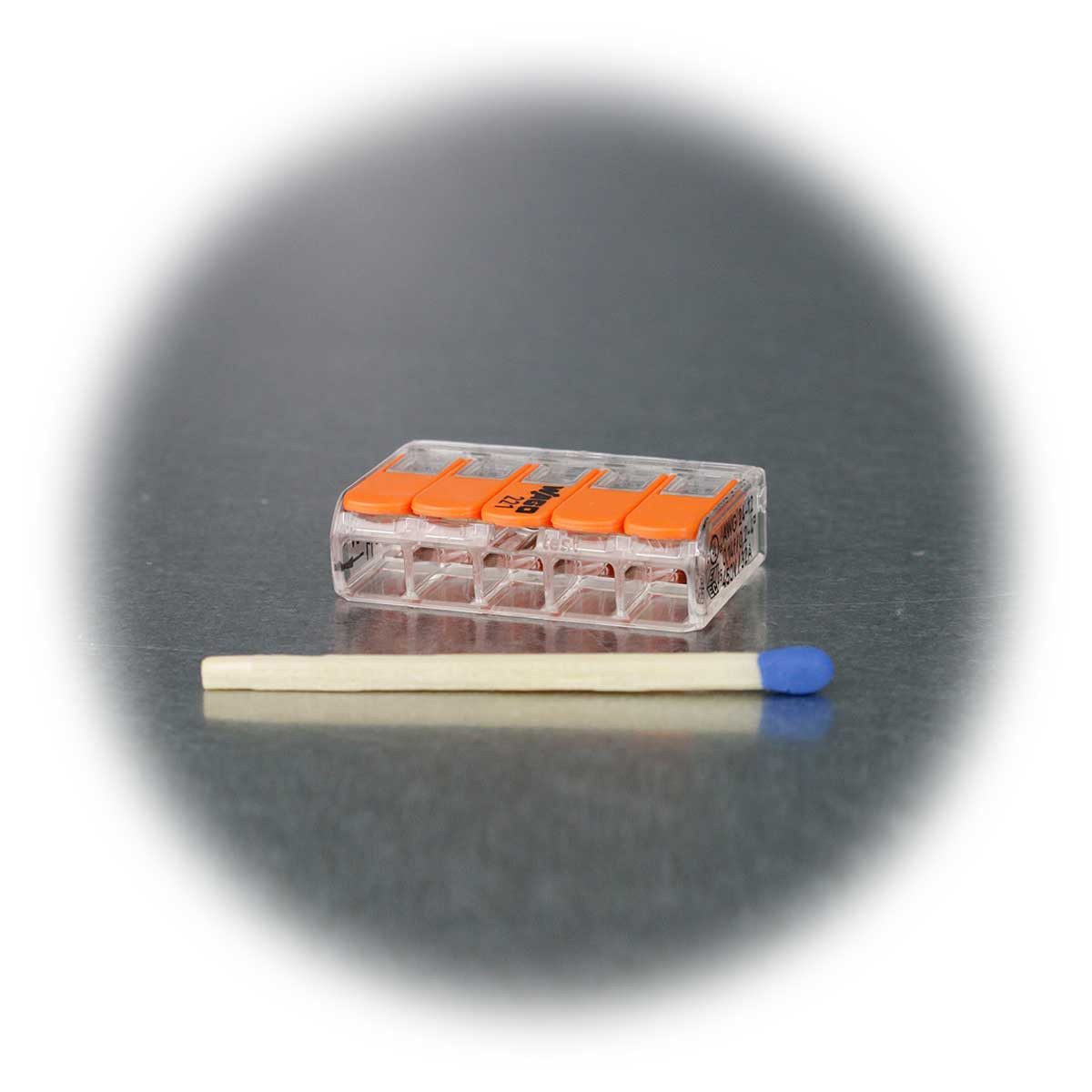 WAGO Verbindungsdosenklemme 100 WAGO Compact Steckklemmen 5x 0,2-4 mm² m Hebel