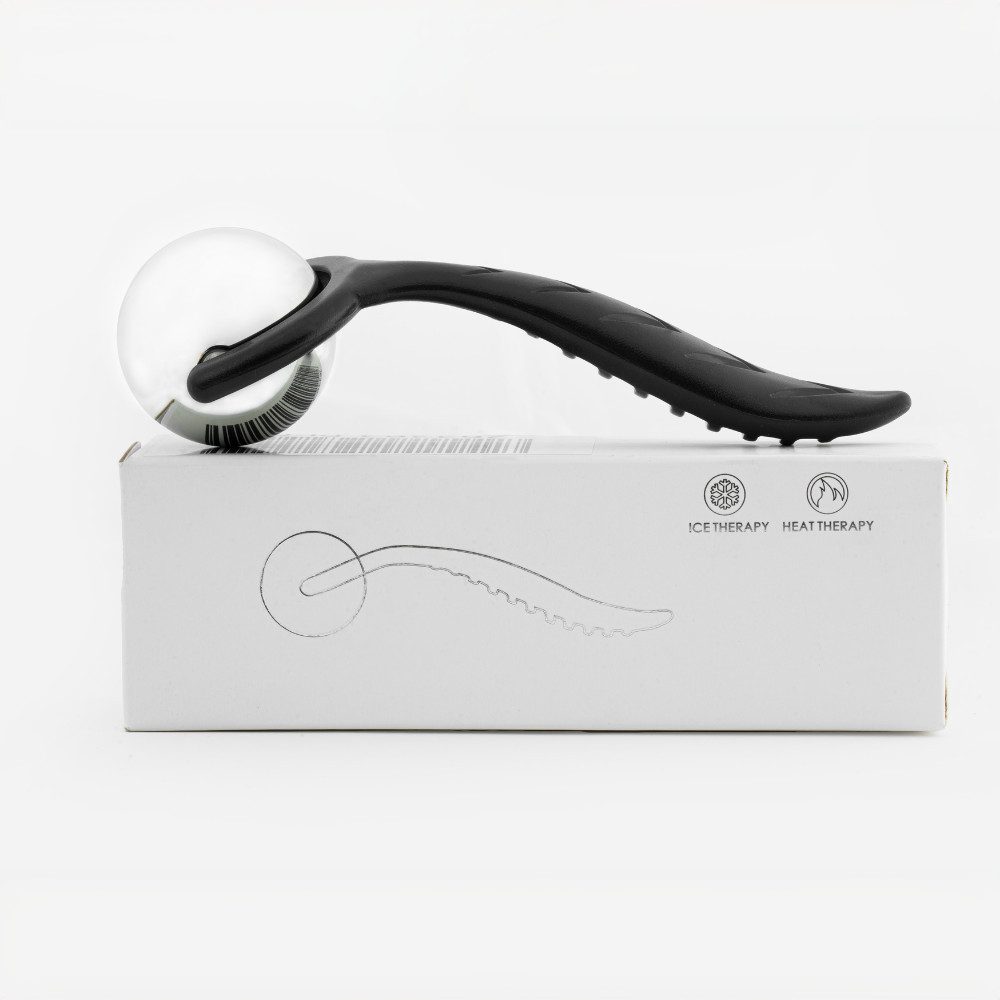 Winch Massageroller Massageroller mit entspannender Wärme-/Kältetherapie-Funktion, 2-tlg., Massageroller mit Griff, Massageroller mit Wärme-/Kältefunktion