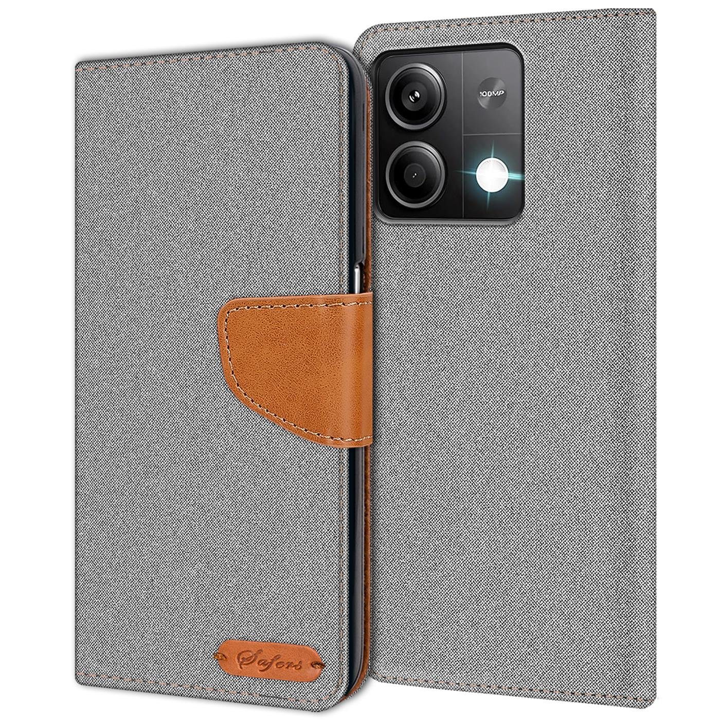 Handyhülle Denim Schutzhülle Flip Case für Xiaomi Redmi Note 13 5G