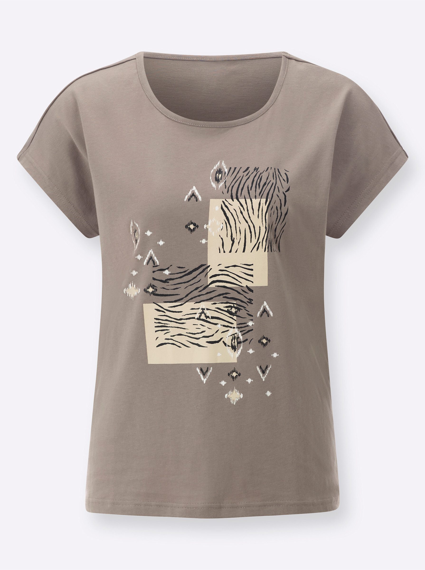 Sieh an! T-Shirt Rundhals-Shirt Kurzarm – Bild 3 von 3
