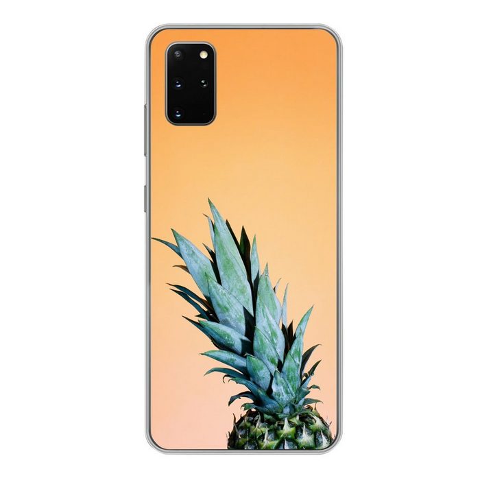 MuchoWow Handyhülle Ananas - Obst - Orange Phone Case Handyhülle Samsung Galaxy S20 Plus Silikon Schutzhülle