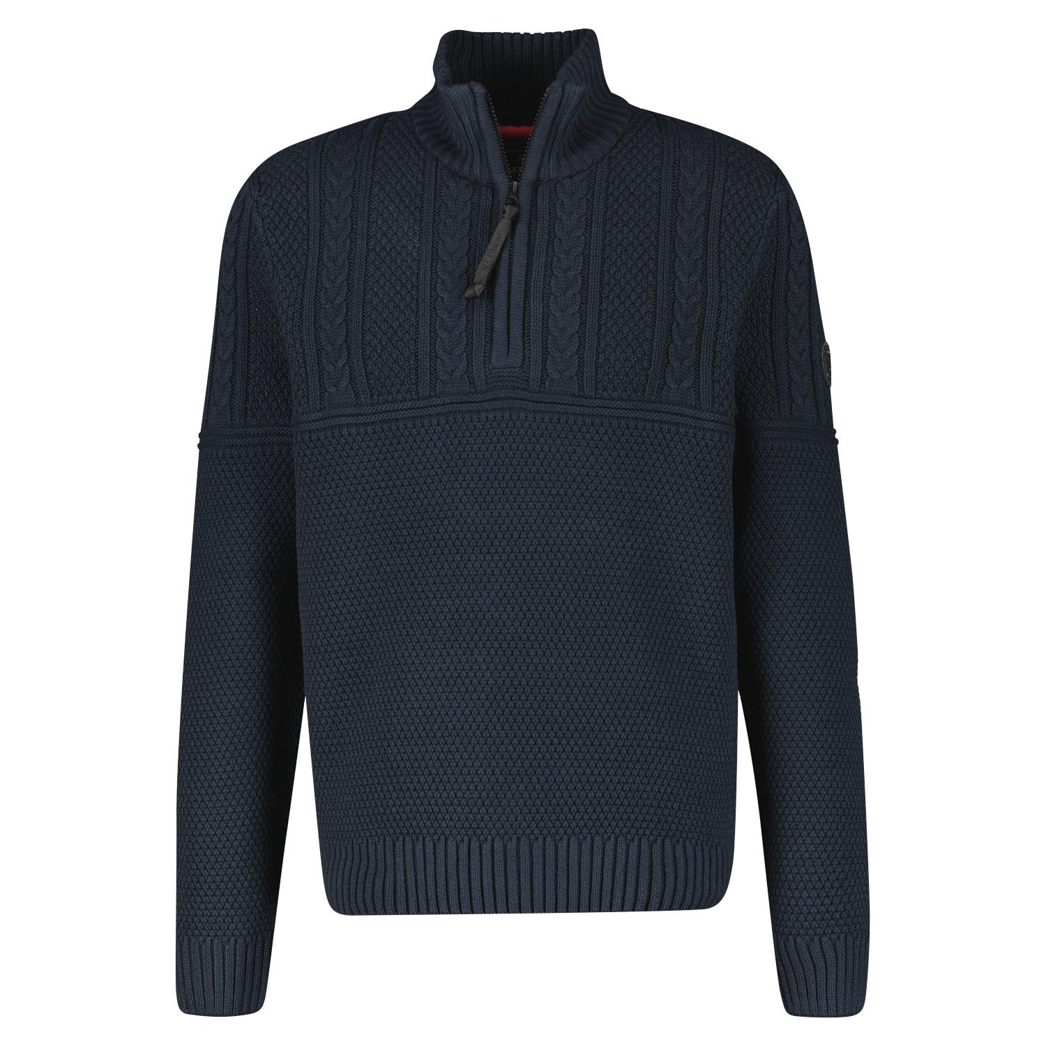 NAVY Strickpullover stylischem mit CLASSIC LERROS Strick-Design