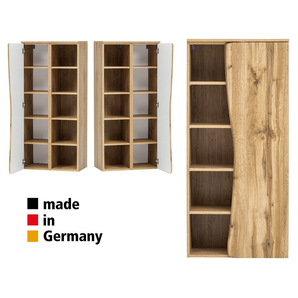 Lomadox Midischrank KAHLA-03 Badezimmerschrank mit Regal günstig online kaufen