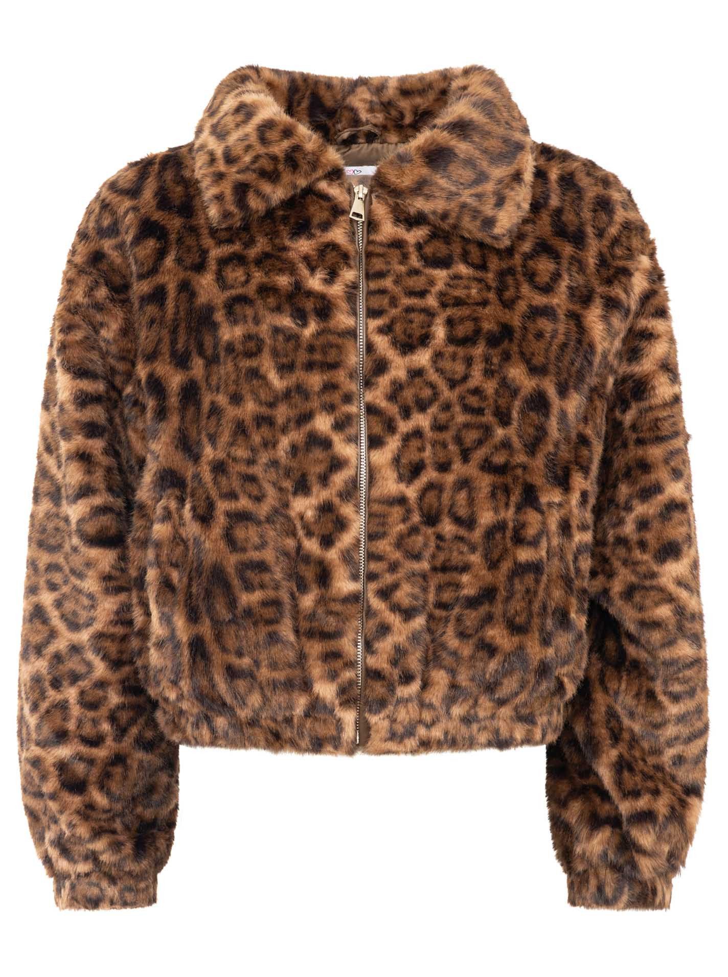 Zwillingsherz Fellimitatjacke Soft Leo/Uni