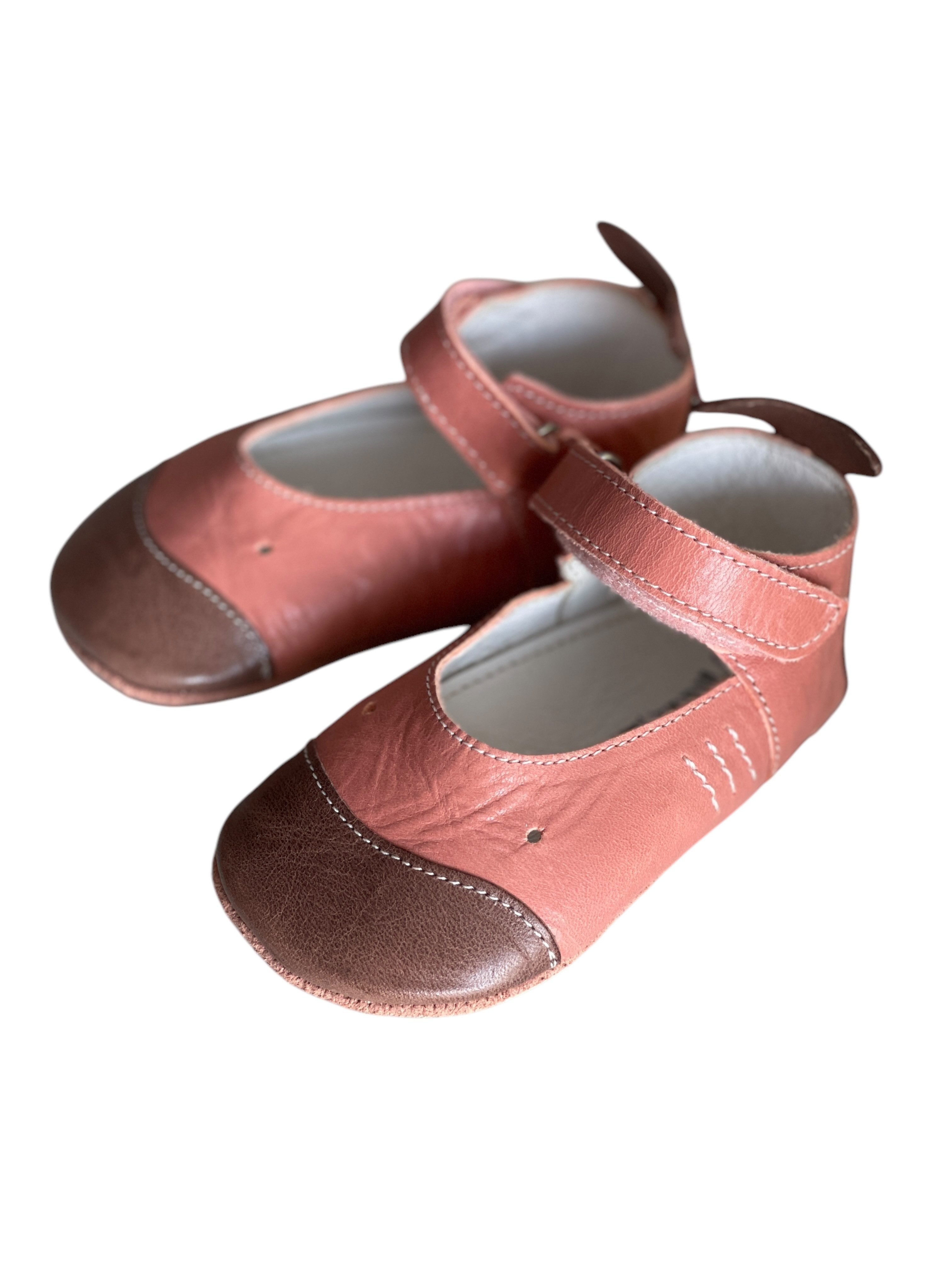 Anna und Paul Sharky Krabbelschuh (2-tlg) Пинетки  – Altrosa – Rutschfest & Bequem für Babys