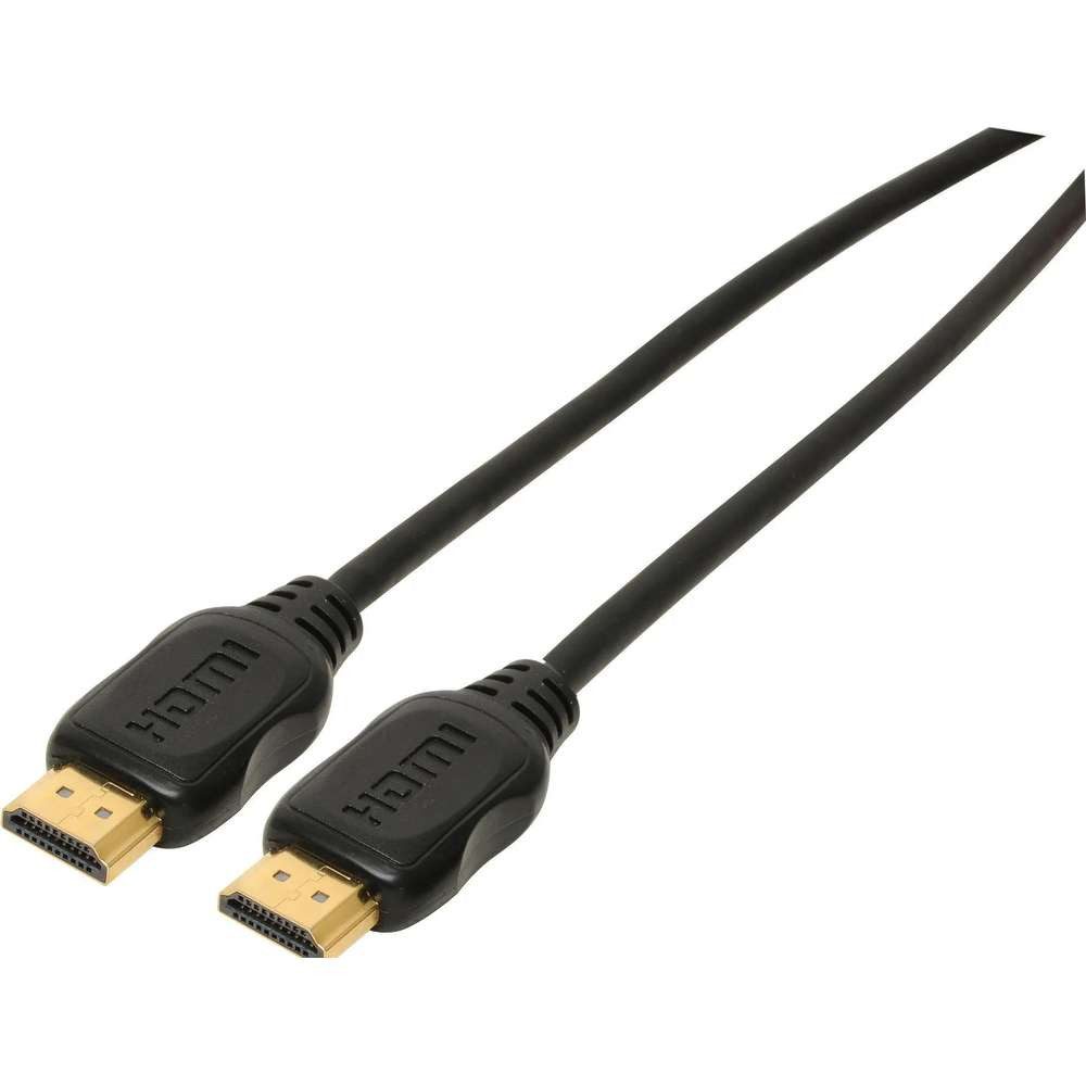 S-Conn HDMI Anschlusskabel HDMI A-Stecker > HDMI A-Stecker schwarz 3,0m HDMI-Kabel