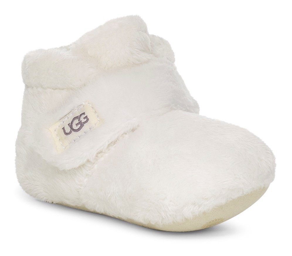 BIXBEE Hausschuh UGG Logostickerei mit vanilla I