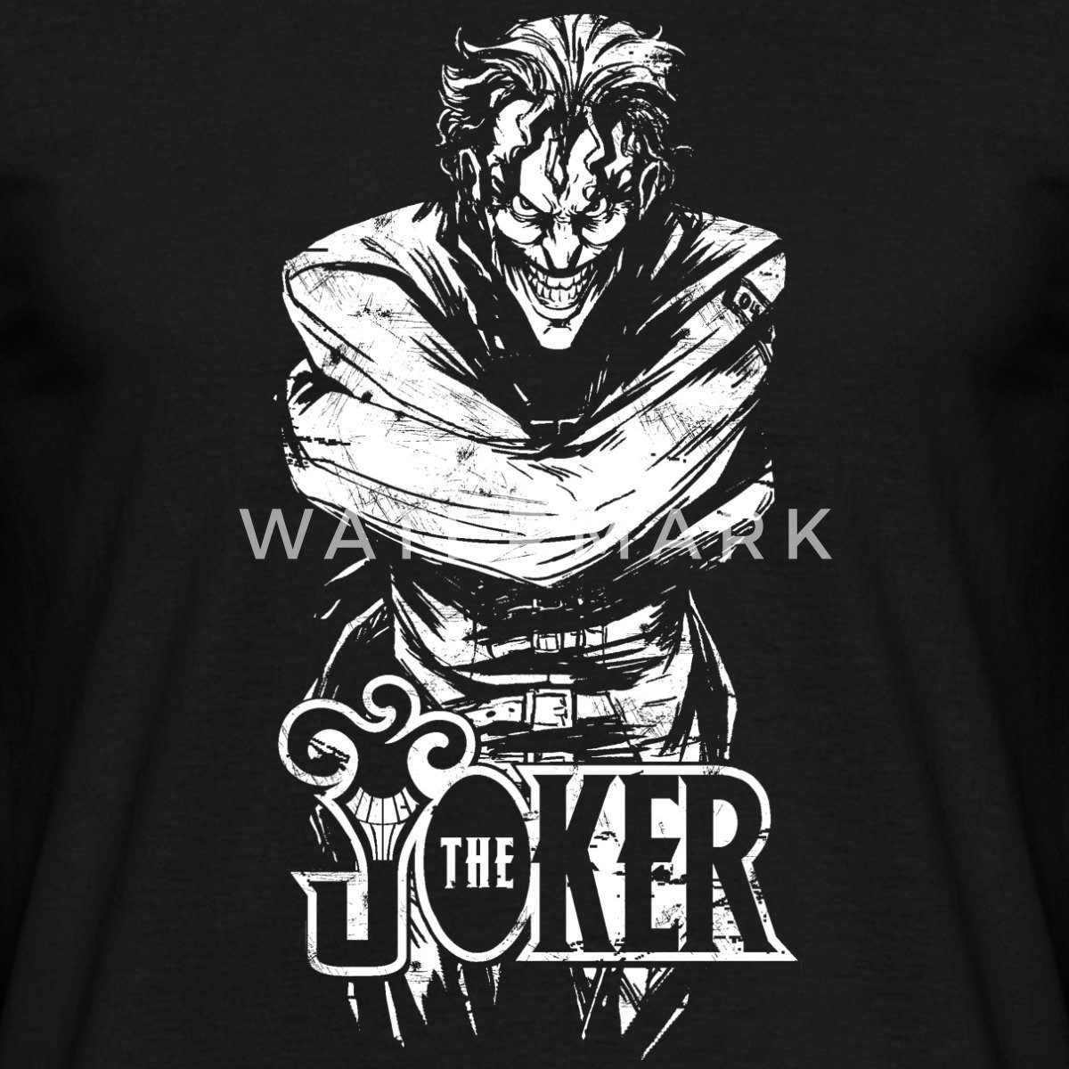 Spreadshirt T-Shirt Joker Zwangsjacke Männer T-Shirt (1-tlg)
