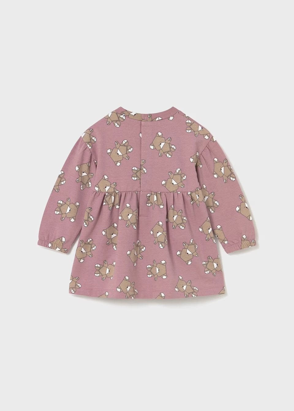 Mayoral Sweatkleid Baby Sweatkleid mit Printmotiv & Raffung (291646) Raffung