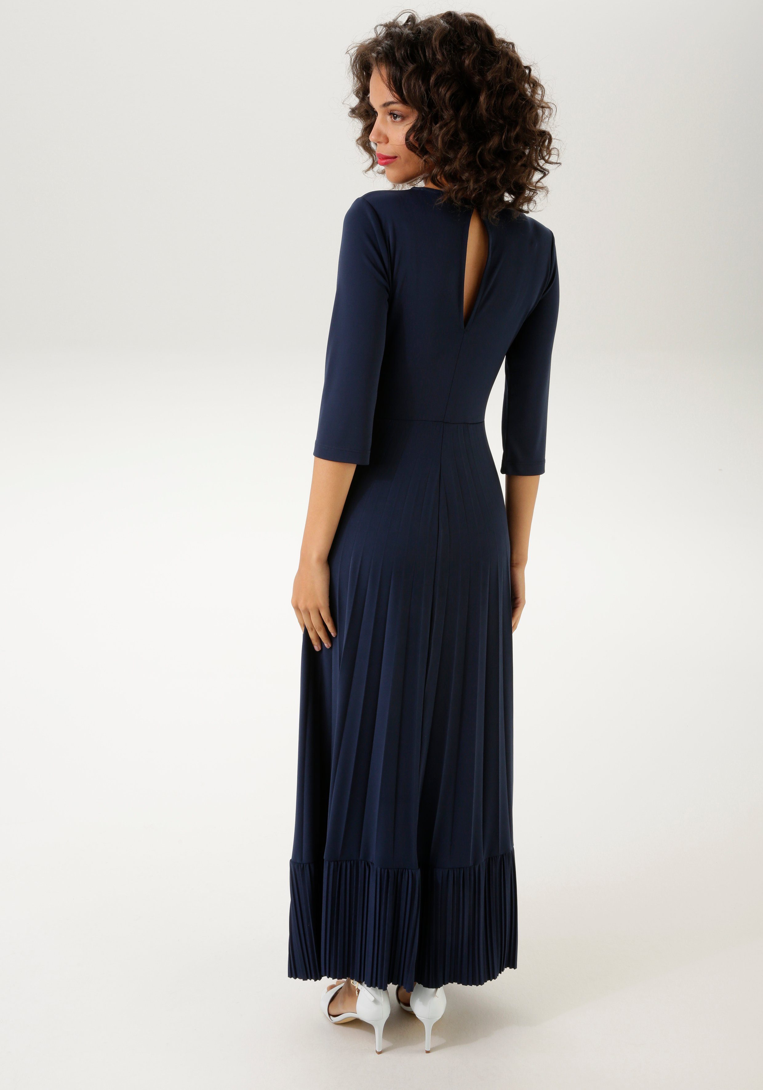 Aniston CASUAL Maxikleid Rockteil mit Volant günstig online kaufen