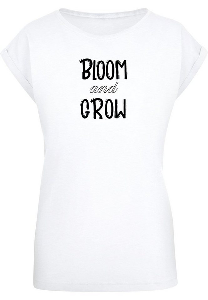 Merchcode T-Shirt Damen Ladies Spring - Bloom and grow T-Shirt (1-tlg)