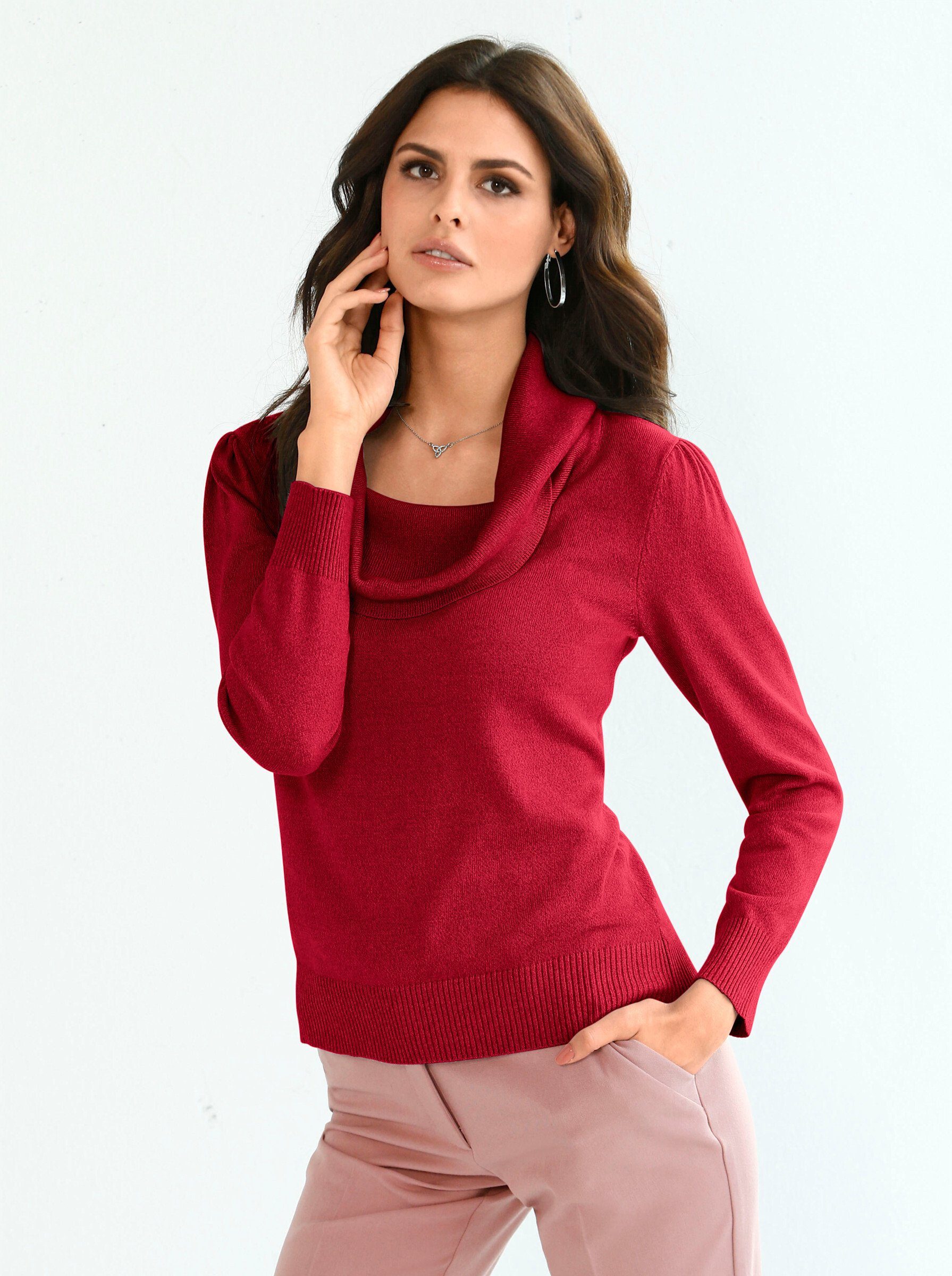 Witt Strickpullover Wasserfallpullover . günstig online kaufen