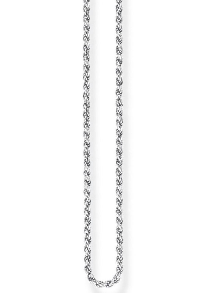 THOMAS SABO Silberkette Kordelkette, KE1348-001-12-L40, KE1348-001-12-L50,  In verschiedenen Längen erhältlich | Silberketten