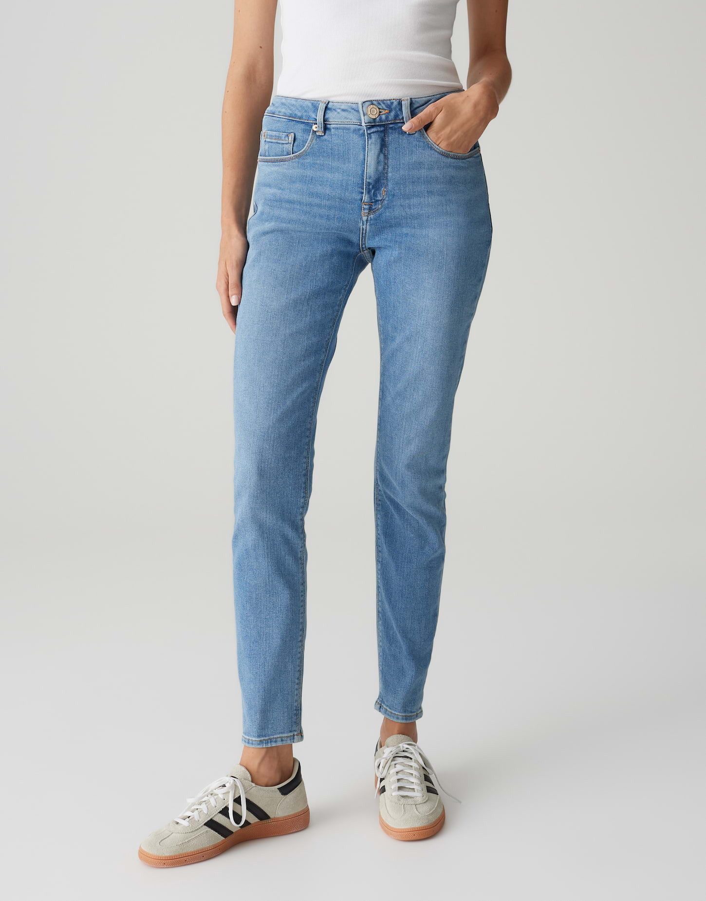 Skinny-fit-Jeans Elma ocean blue