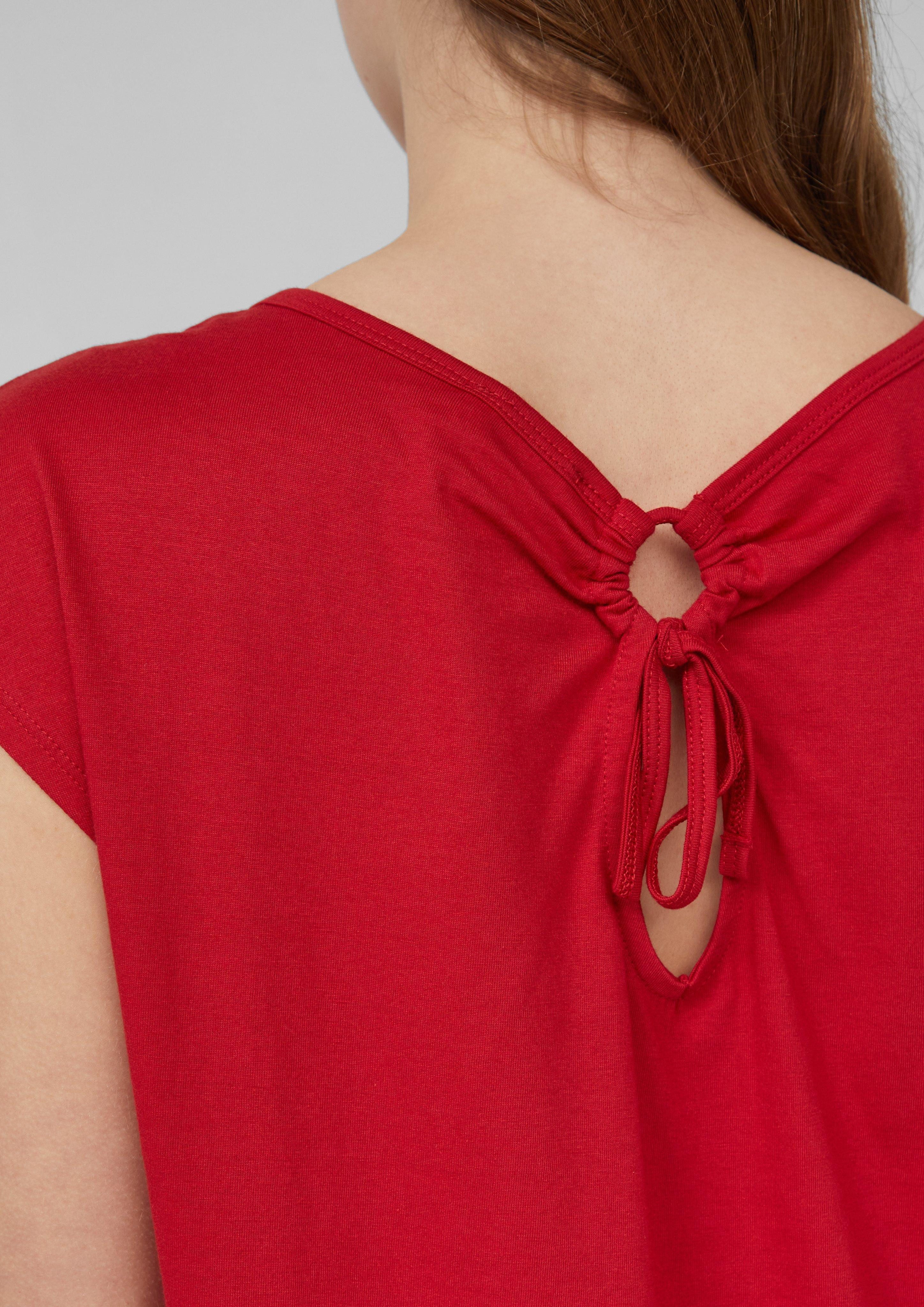 s.Oliver Shirttop Ärmelloses Relaxed-Fit-Shirt mit Cut-out günstig online kaufen