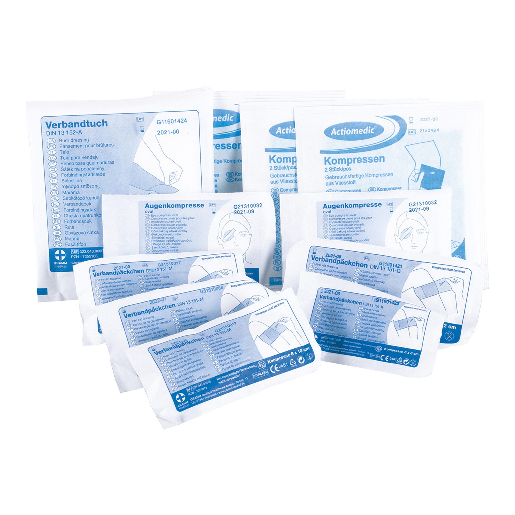 GRAMM medical Nachfüllpack GRAMM medical Sterilprodukte-Austauschset für DIN 13 157