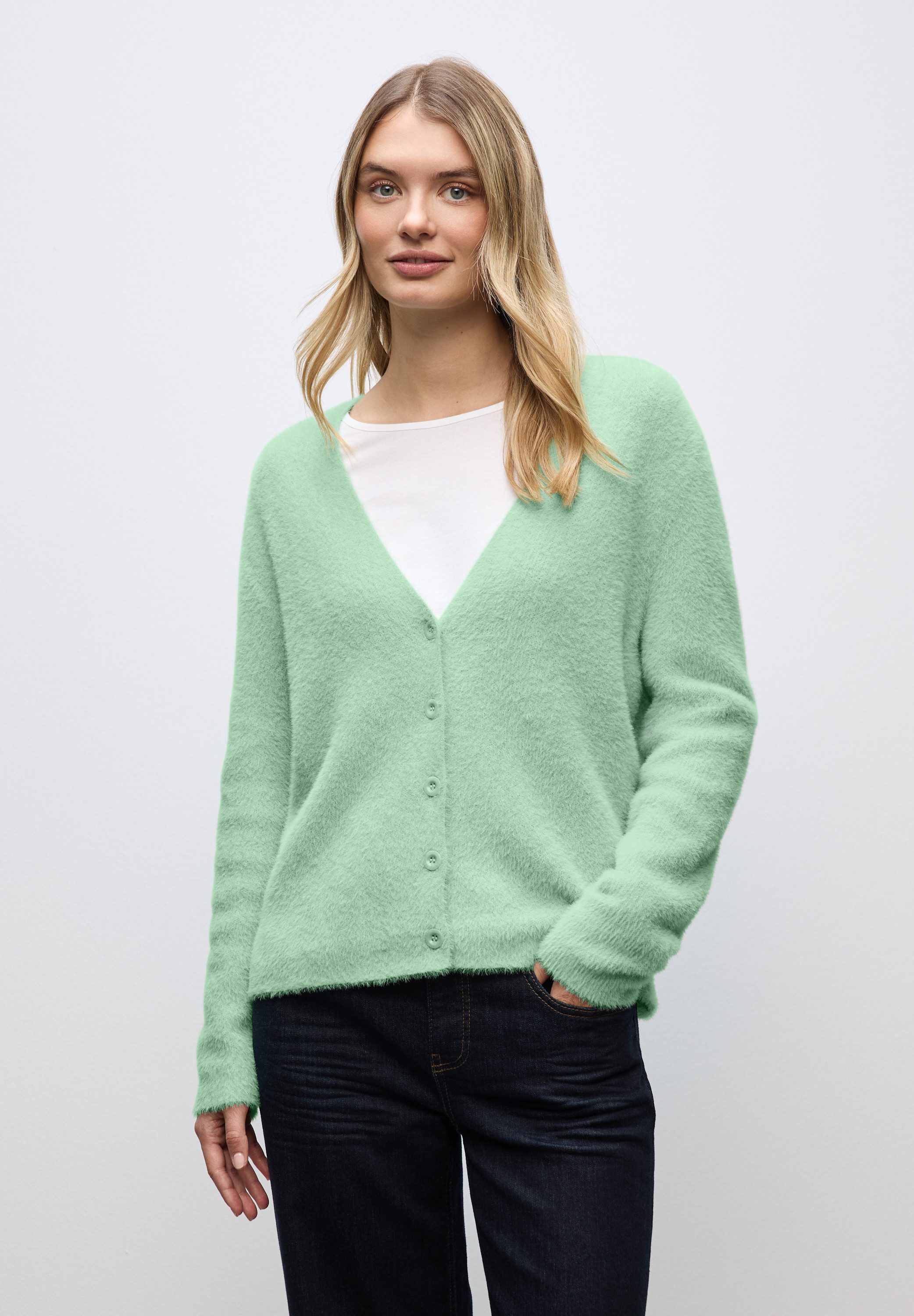 STREET ONE Cardigan mit Knopfleiste günstig online kaufen