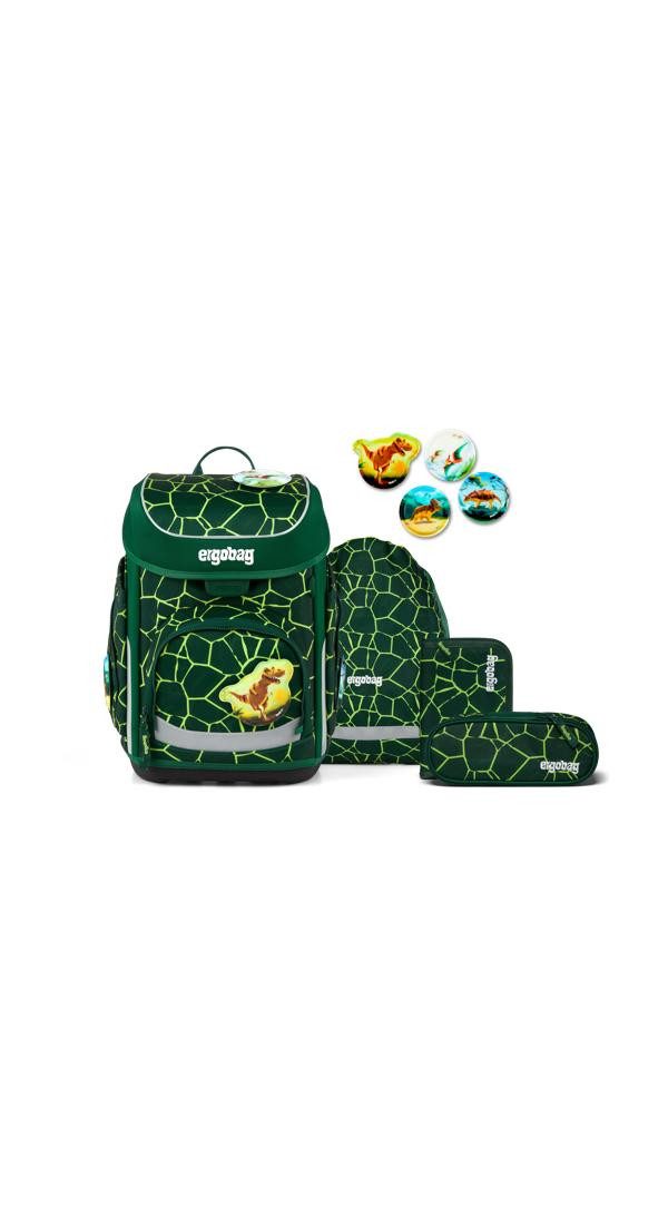 Ergobag ergobag Schulranzen cubo Set (5-tlg., 5-teiliges Set), größenverstellbares Rückensystem