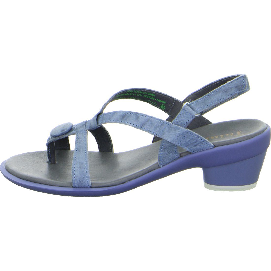 blau - Think! Sandalette Schuhe, Sandalette Glattleder Think! 048536 Zaza