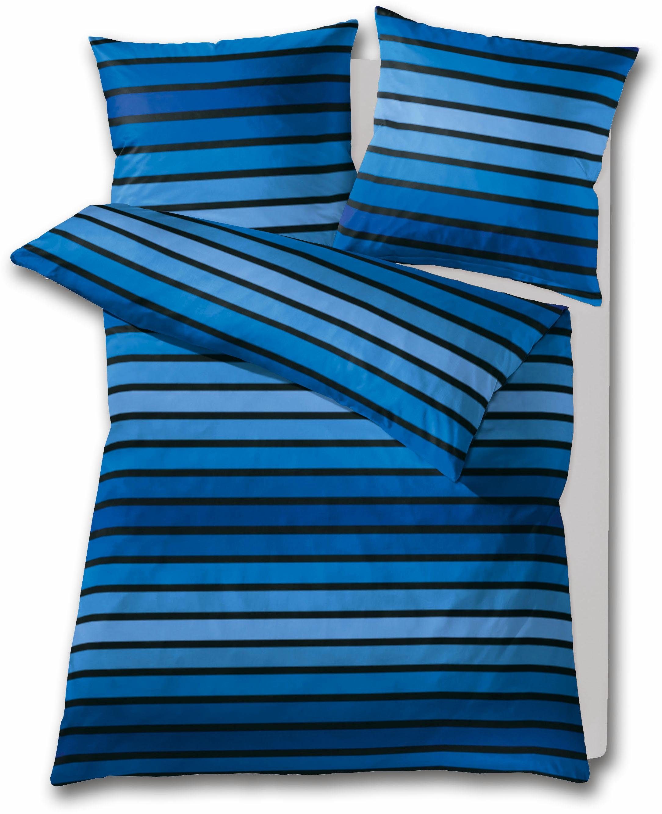 Kleine Wolke Bettwäsche Neapel, Mako-Satin, 2 teilig, mit Streifen günstig online kaufen