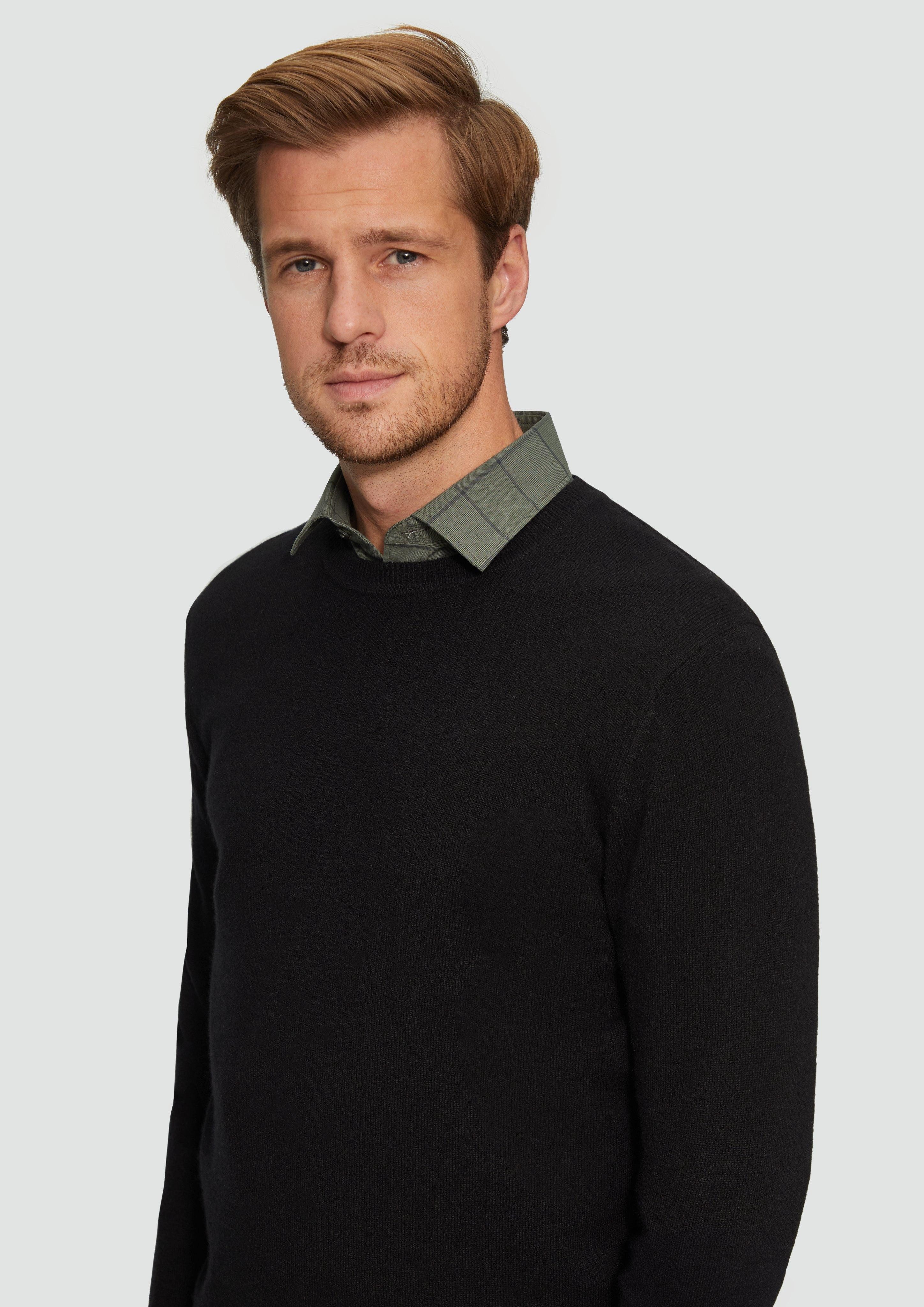 s.Oliver BLACK LABEL Strickpullover Strickpullover aus günstig online kaufen