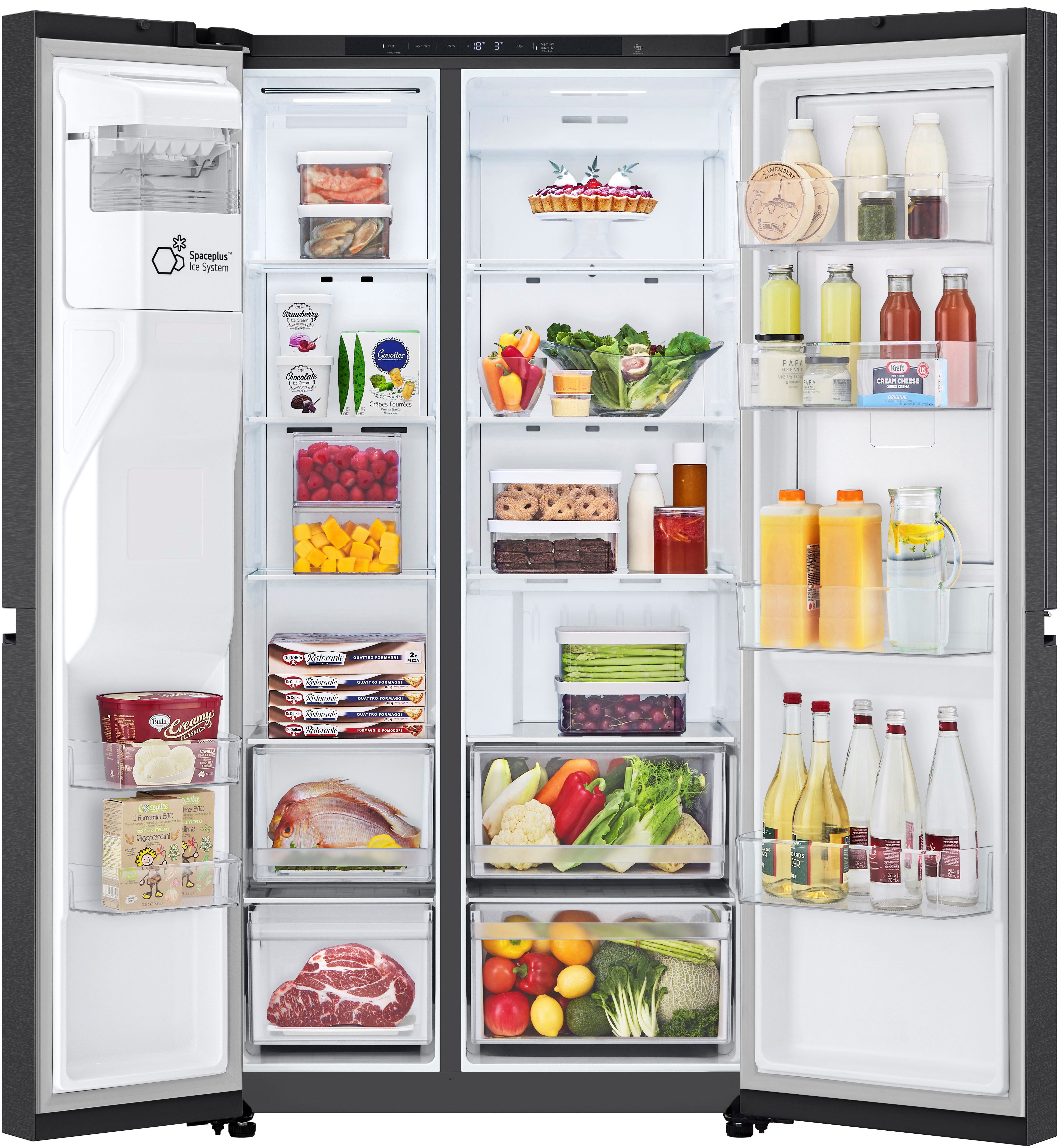 LG Side-by-Side J-Serie GSJC40EPPE, 179 cm hoch, 91,3 cm breit