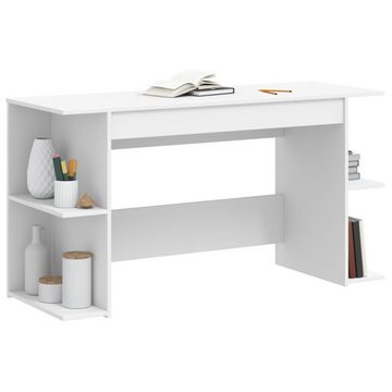 vidaXL Schreibtisch Schreibtisch Weiß 140x50x75 cm Holzwerkstoff