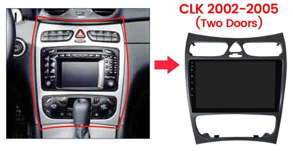 für 12 Autoradio Navi GABITECH Benz zoll 9 GPS S203 Android Mercedes BT Autoradio W203