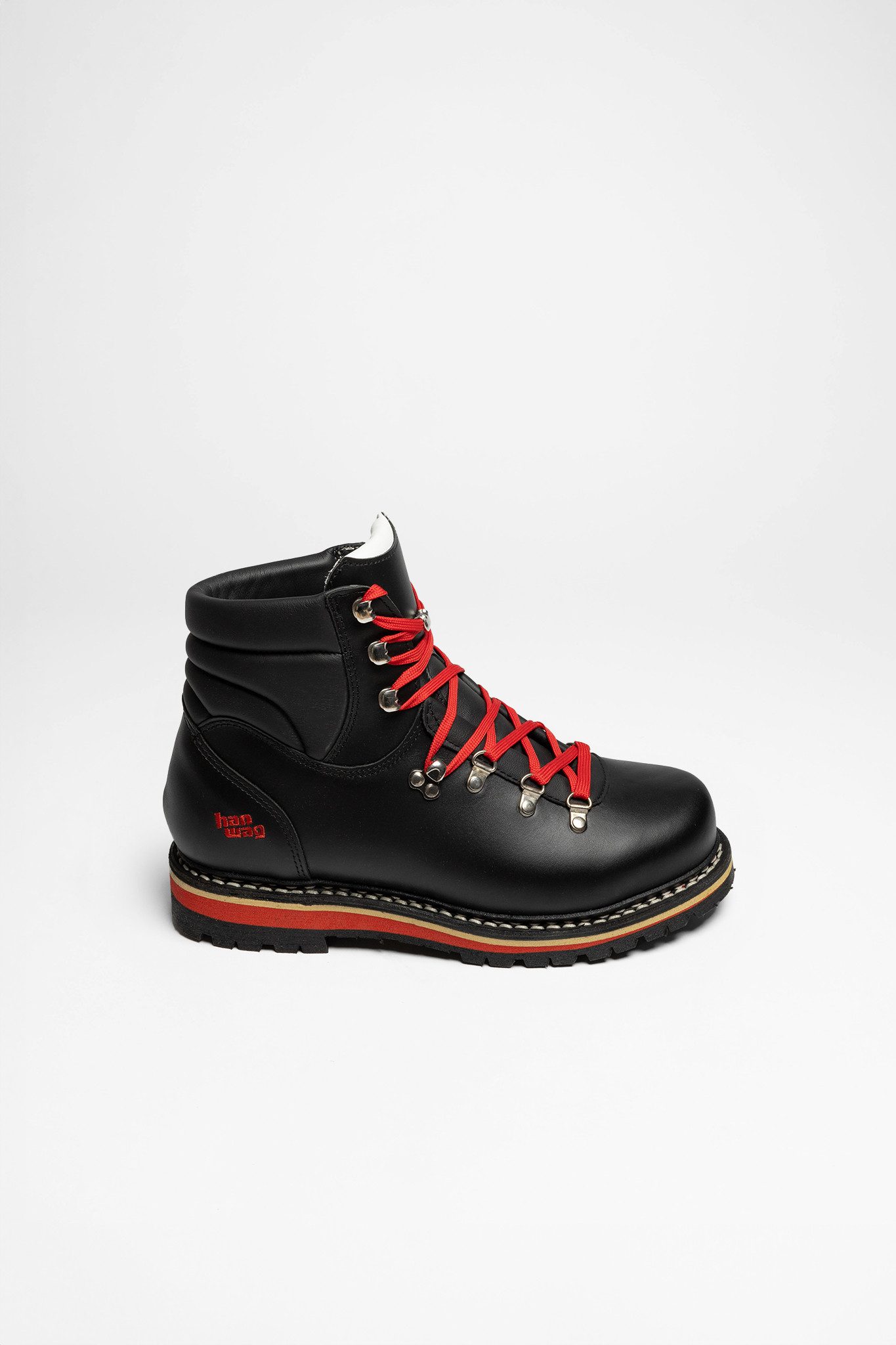 Hanwag Hanwag Herren Wanderstiefel Kranzegg Schwarz Rot Outdoorschuh günstig online kaufen