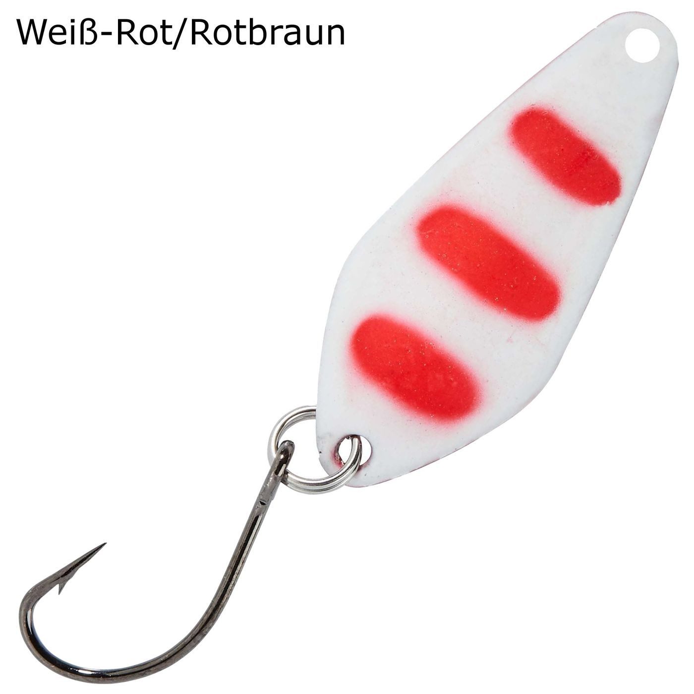 Weiß-Rot/Rotbraun